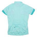 CRAFT Full Zip Cycling Womens Jersey Blue High Neck XL