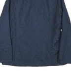 TOMMY HILFIGER Womens Blue Red Jacket M Polyester Quilted Zip Up Outerwear