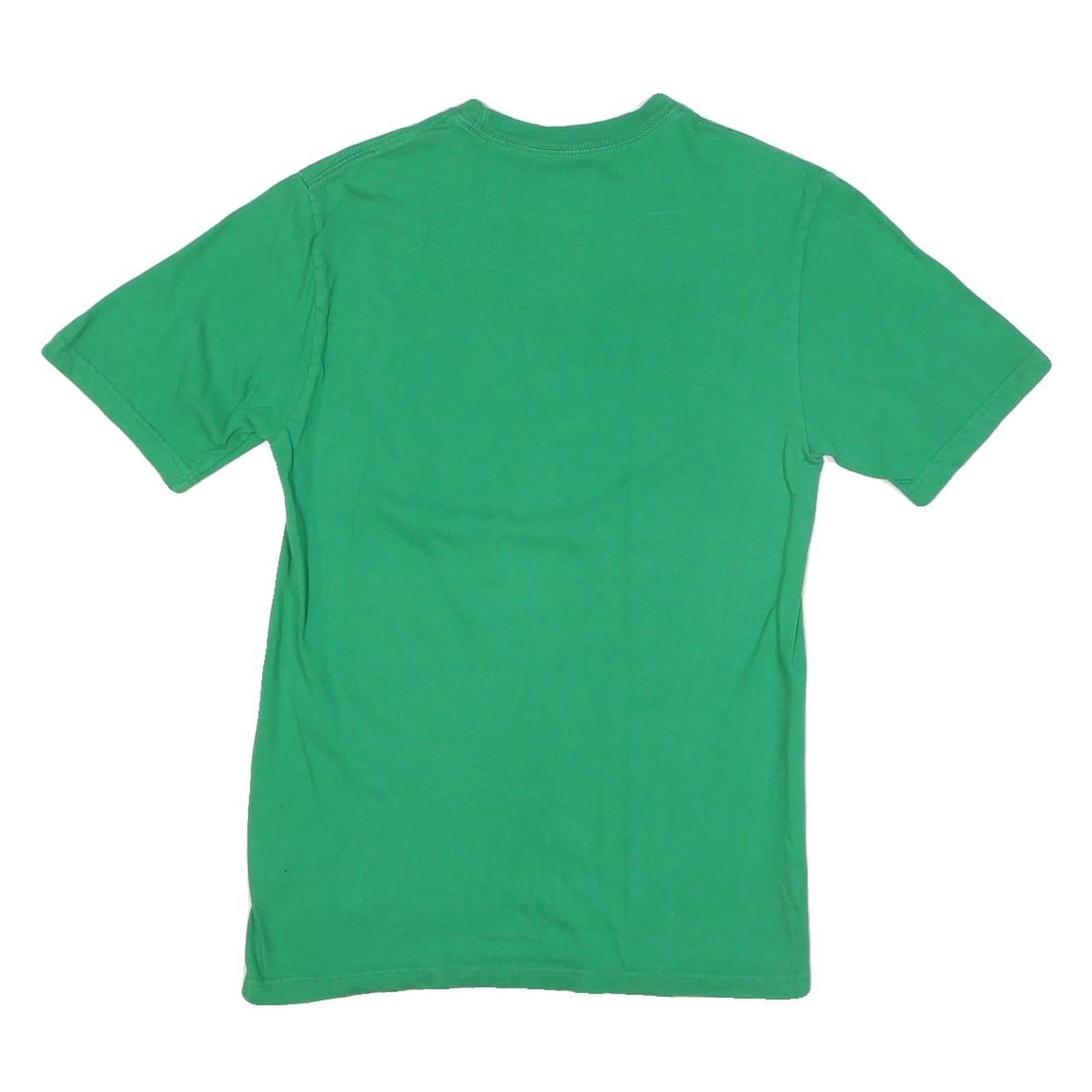 NIKE Mens Green Skilled In Every Position Graphic T-Shirt S Short Sleeve Crew