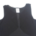 ZARA Womens Cropped Blouse Black M