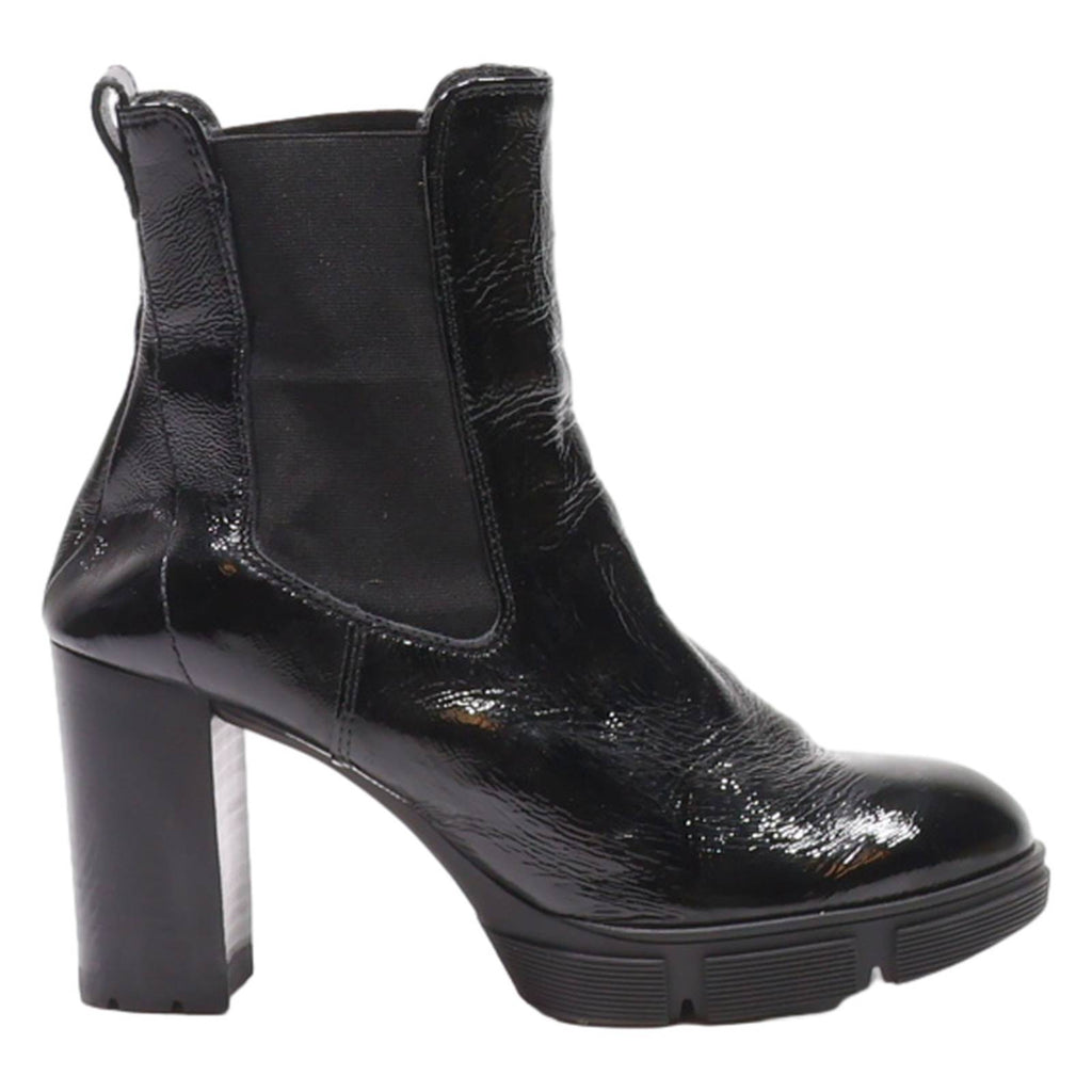 PAUL GREEN Block Heels Black Synthetic Womens UK 5