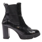 PAUL GREEN Block Heels Black Synthetic Womens UK 5