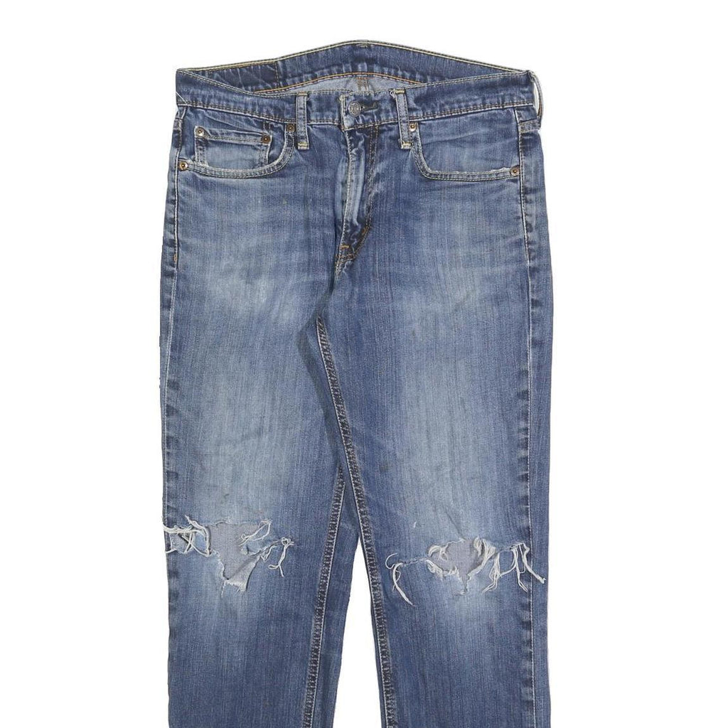 LEVI'S 541 Mens Jeans Blue Relaxed Straight Denim Medium W31 L32 Distressed