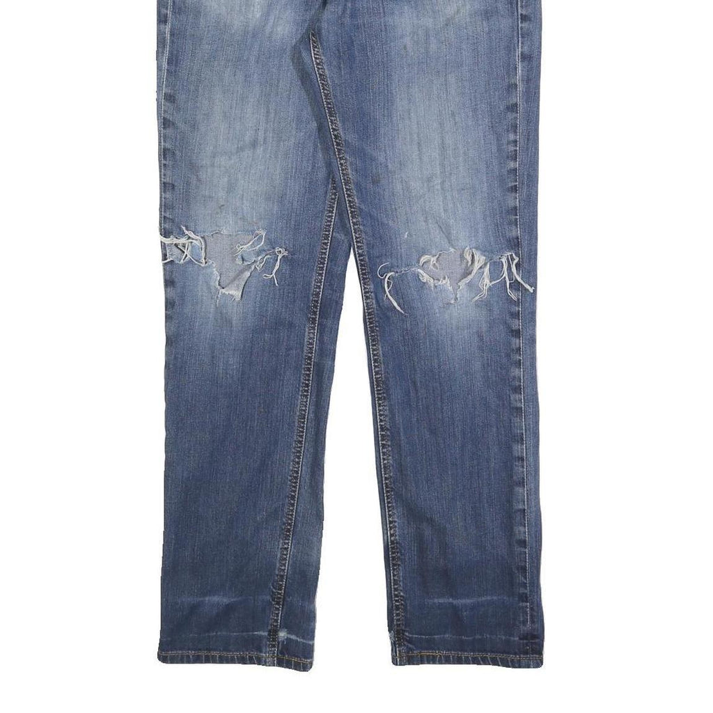 LEVI'S 541 Mens Jeans Blue Relaxed Straight Denim Medium W31 L32 Distressed