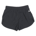 NIKE Womens Black Sports Running Shorts S W26 Polyester Blend Lightweight