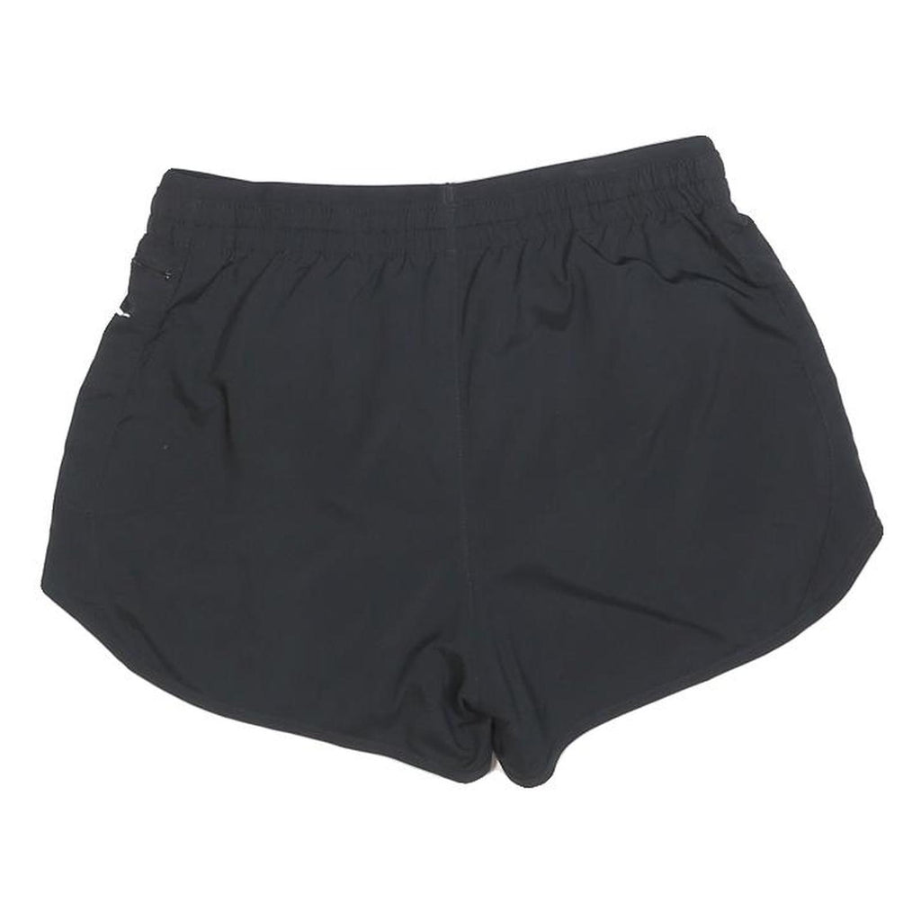 NIKE Womens Black Sports Running Shorts S W26 Polyester Blend Lightweight