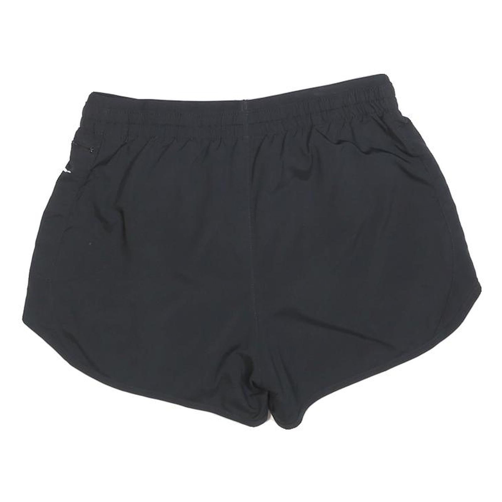 NIKE Womens Black Sports Running Shorts S W26 Polyester Blend Lightweight