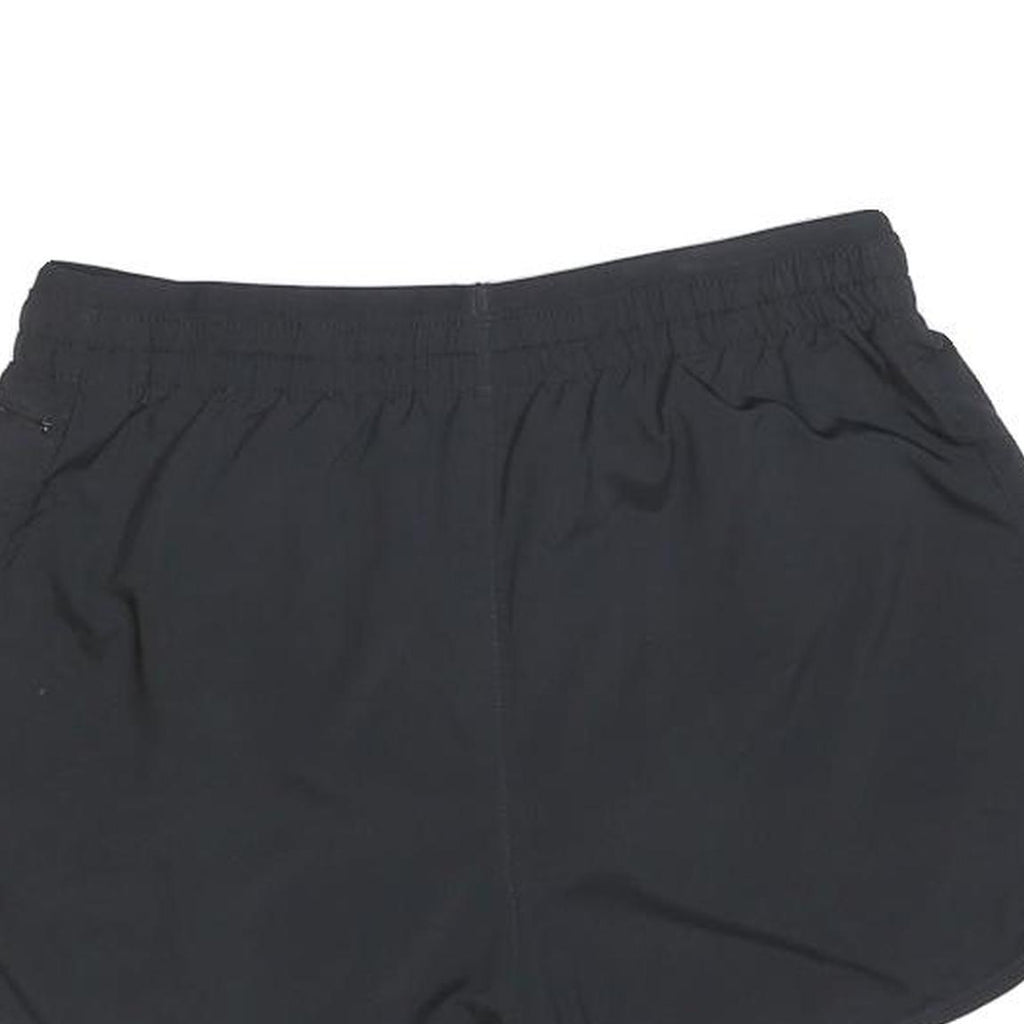 NIKE Womens Black Sports Running Shorts S W26 Polyester Blend Lightweight