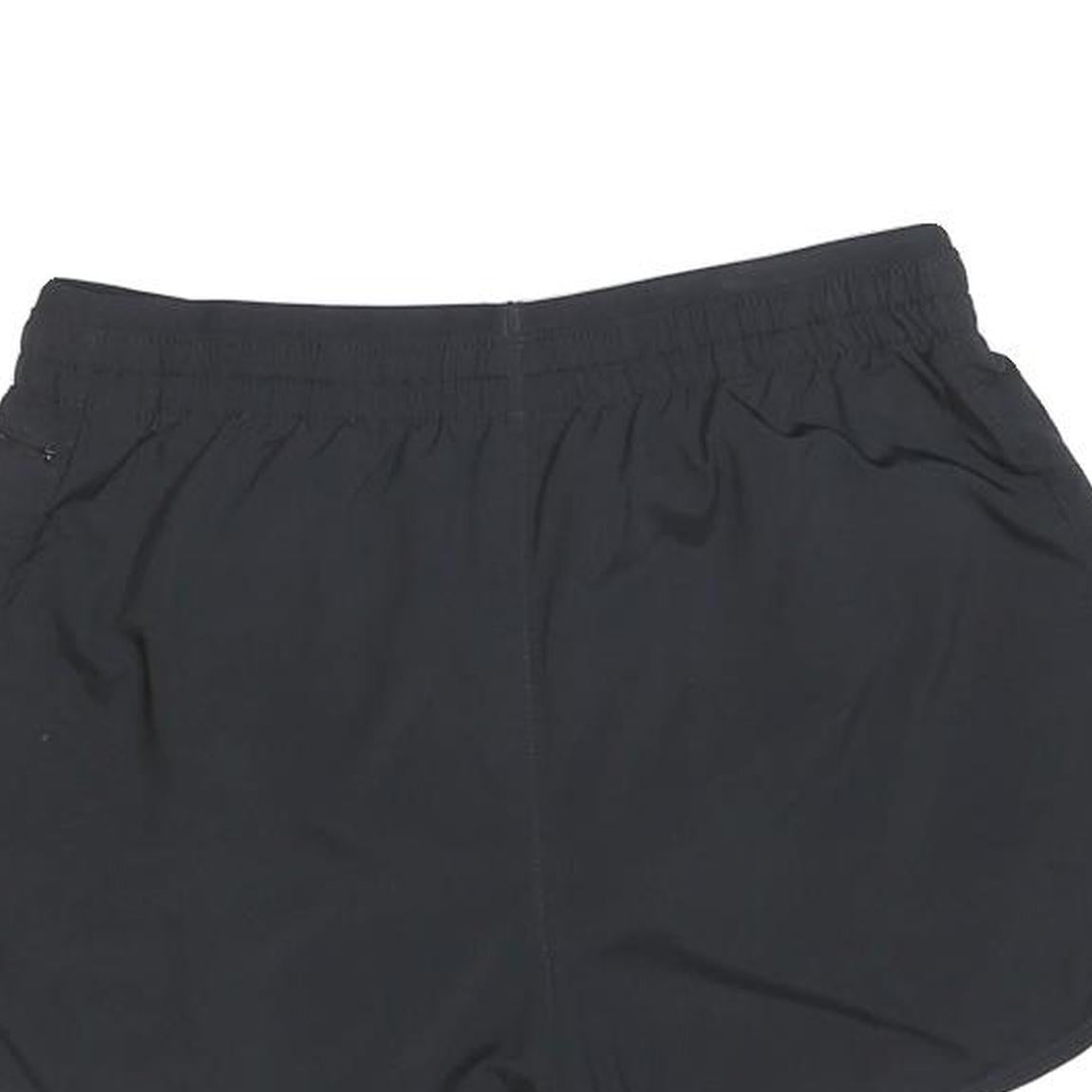 NIKE Womens Black Sports Running Shorts S W26 Polyester Blend Lightweight