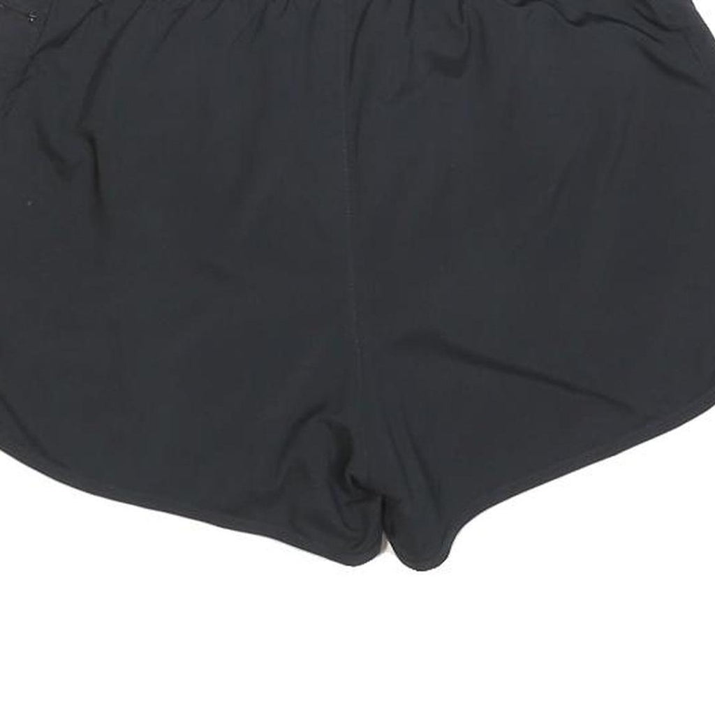 NIKE Womens Black Sports Running Shorts S W26 Polyester Blend Lightweight