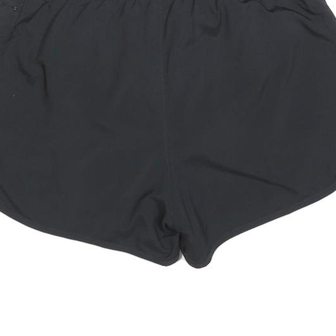 NIKE Womens Black Sports Running Shorts S W26 Polyester Blend Lightweight