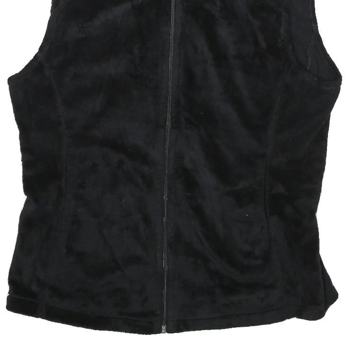 PATAGONIA Womens Black Zip Jacket L Cotton Fleece Soft Warm Classic Casual