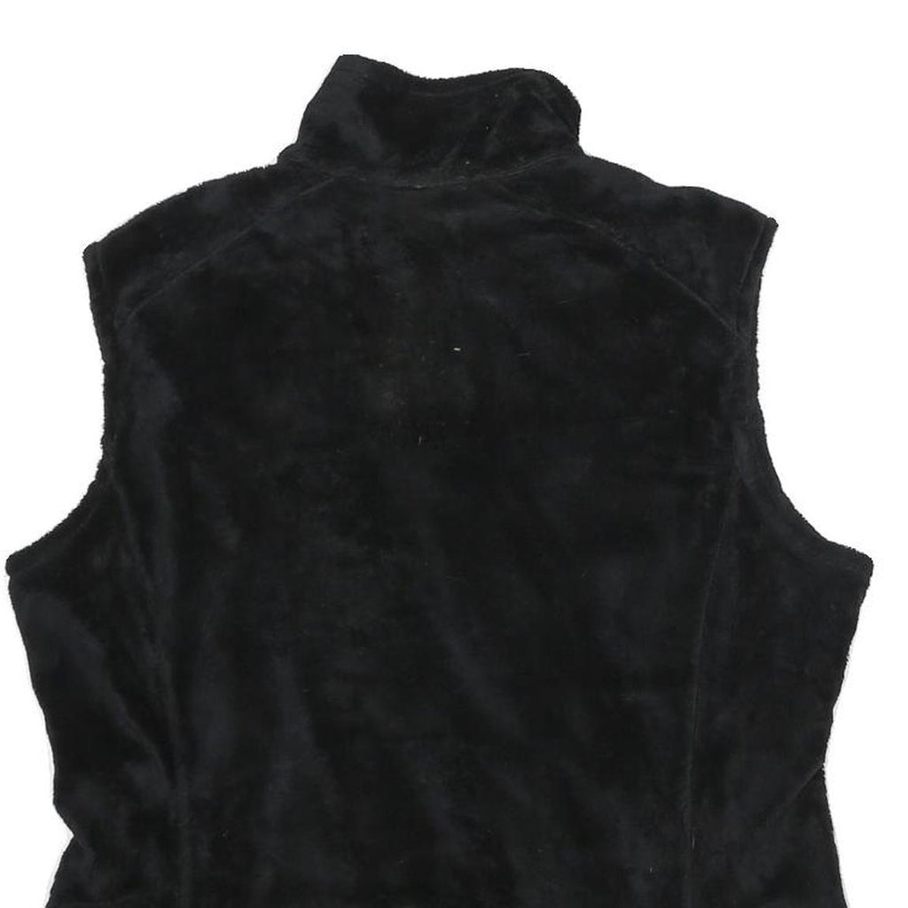 PATAGONIA Womens Black Zip Jacket L Cotton Fleece Soft Warm Classic Casual