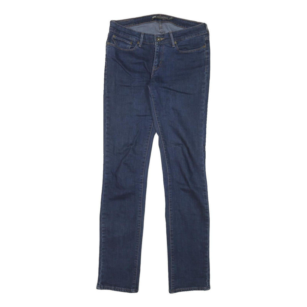 LEVI'S Womens Slim Blue Jeans Denim W30 L33 Classic Cotton Blend Zip