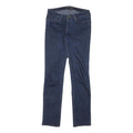 LEVI'S Womens Slim Blue Jeans Denim W30 L33 Classic Cotton Blend Zip