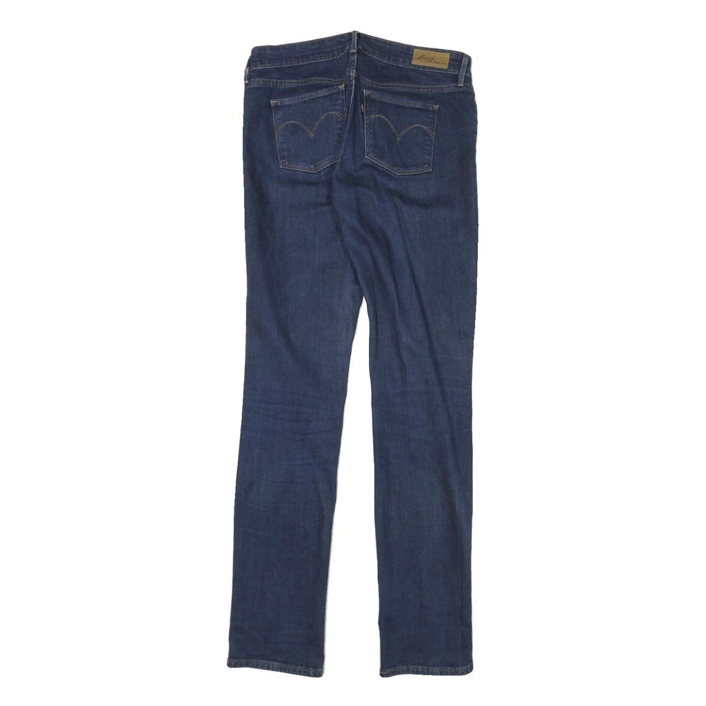 LEVI'S Womens Slim Blue Jeans Denim W30 L33 Classic Cotton Blend Zip