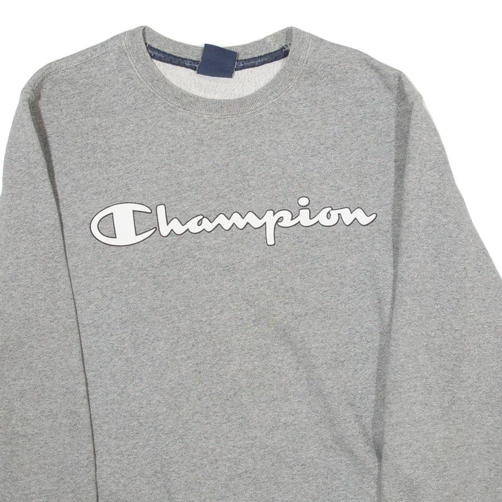CHAMPION Womens Sweatshirt Grey XS