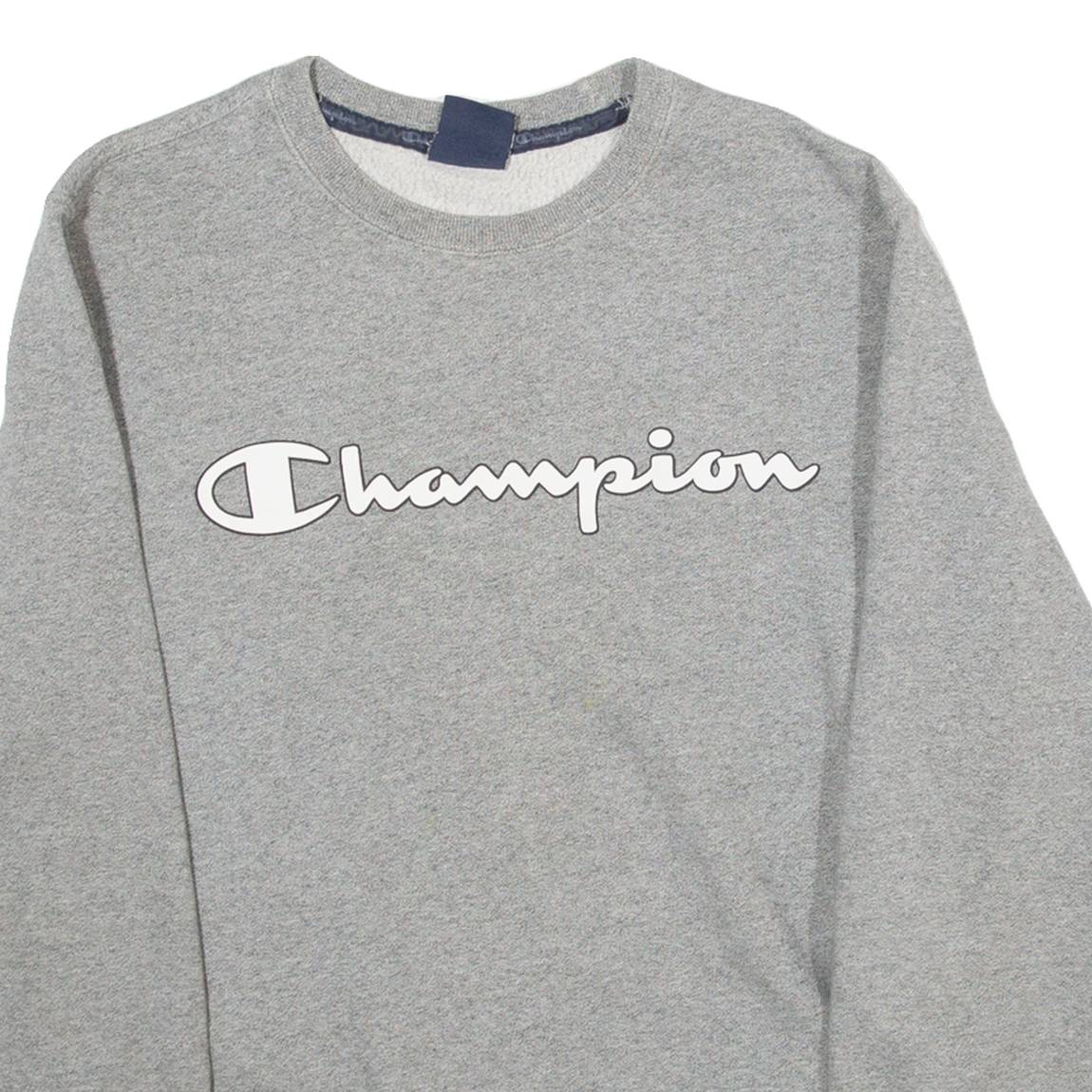 CHAMPION Womens Sweatshirt Grey XS