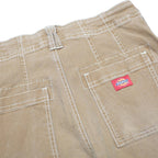 DICKIES Womens Slim Beige Cargo Trousers W28 L28 Cotton Blend Zip