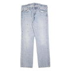 LEVI'S 501 Mens Jeans Blue Regular Straight Denim Light W38 L34 Classic Button
