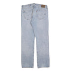 LEVI'S 501 Mens Jeans Blue Regular Straight Denim Light W38 L34 Classic Button