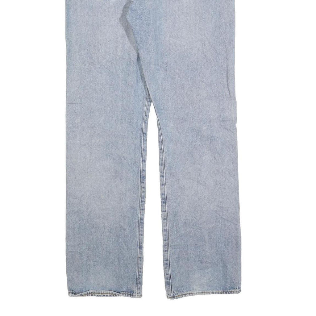 LEVI'S 501 Mens Jeans Blue Regular Straight Denim Light W38 L34 Classic Button
