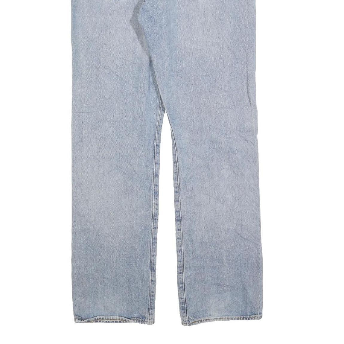 LEVI'S 501 Mens Jeans Blue Regular Straight Denim Light W38 L34 Classic Button