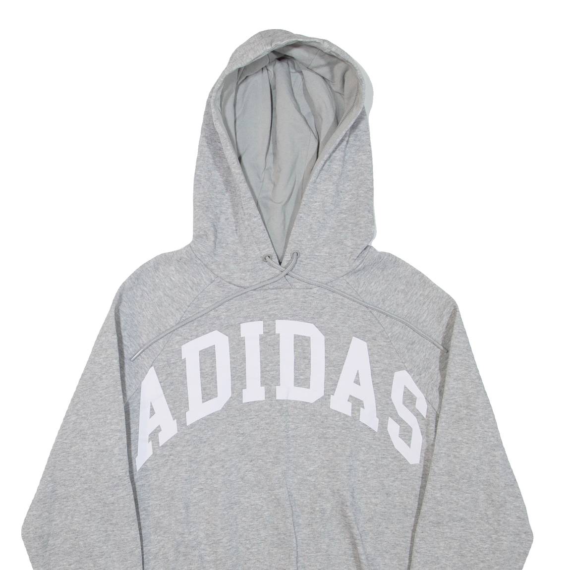 ADIDAS Mens Grey Hoodie S