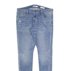 LEVI'S 711 Womens Jeans Blue Slim Skinny Denim Medium W35 L34 Cotton Blend