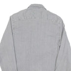 WRANGLER Mens Grey Light Denim Style Shirt S Casual Cotton Blend