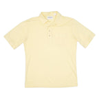 Mens Polo Shirt Yellow M
