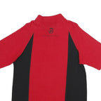 WINNER'S CIRCLE Mens Red & Black Cotton Short Sleeve Racing Polo Shirt M
