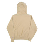 CHAMPION REVERSE WEAVE Mens Beige Hoodie S Cotton Blend Pullover Drawstring