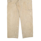 DICKIES Mens Jeans Beige Relaxed Straight Denim Medium W36 L32 Workwear Utility