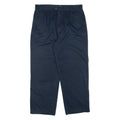 DUNLOP Mens Trousers Blue Regular Straight W34 L27