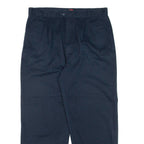 DUNLOP Mens Trousers Blue Regular Straight W34 L27