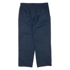 DUNLOP Mens Trousers Blue Regular Straight W34 L27