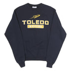CHAMPION Mens Navy Blue Toledo Nursing Crew Neck S Cotton Polyester Sweatshirt