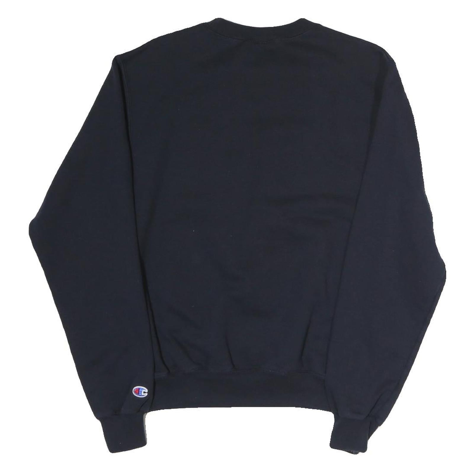 CHAMPION Mens Navy Blue Toledo Nursing Crew Neck S Cotton Polyester Sweatshirt