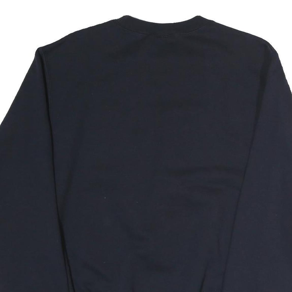 CHAMPION Mens Navy Blue Toledo Nursing Crew Neck S Cotton Polyester Sweatshirt