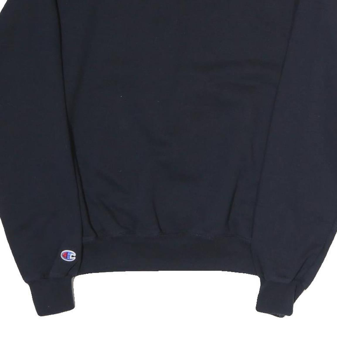 CHAMPION Mens Navy Blue Toledo Nursing Crew Neck S Cotton Polyester Sweatshirt