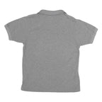LACOSTE Mens Grey Short Sleeve Plain M Cotton Blend Polo Shirt Casual