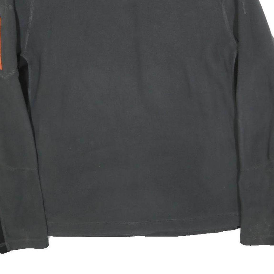 THE NORTH FACE Mens Grey & Orange Zip Jacket L Polyester Lightweight Outdoor