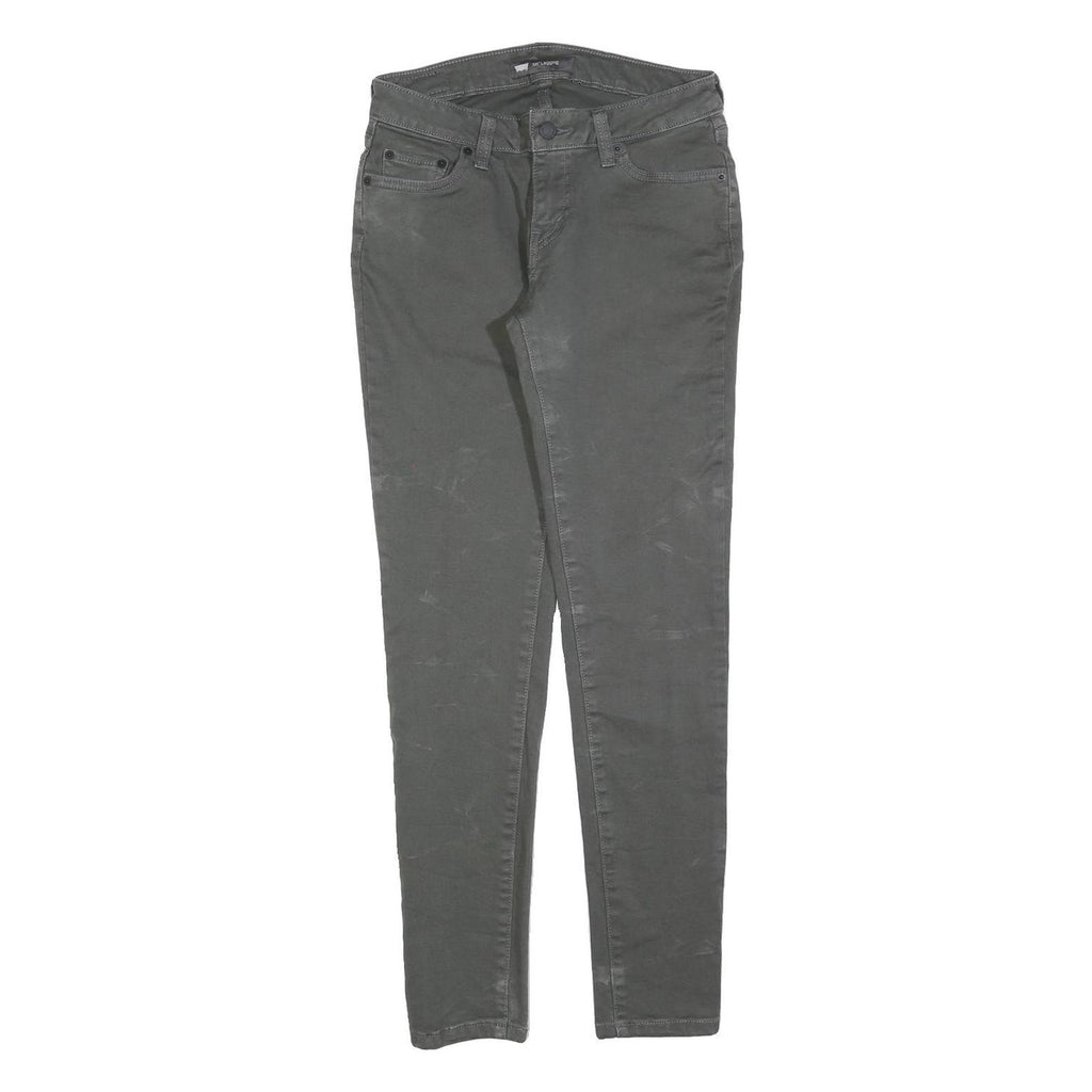 LEVI'S 535 Womens Jeans Grey Slim Skinny Denim Medium Wash W27 L30