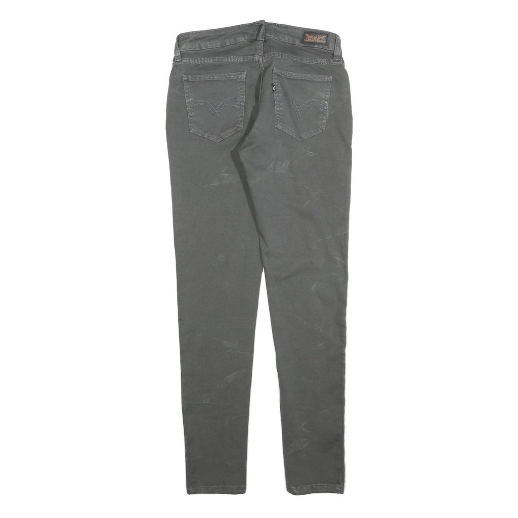 LEVI'S 535 Womens Jeans Grey Slim Skinny Denim Medium Wash W27 L30