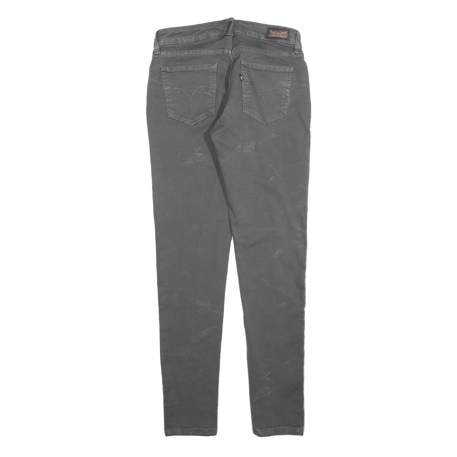 LEVI'S 535 Womens Jeans Grey Slim Skinny Denim Medium Wash W27 L30