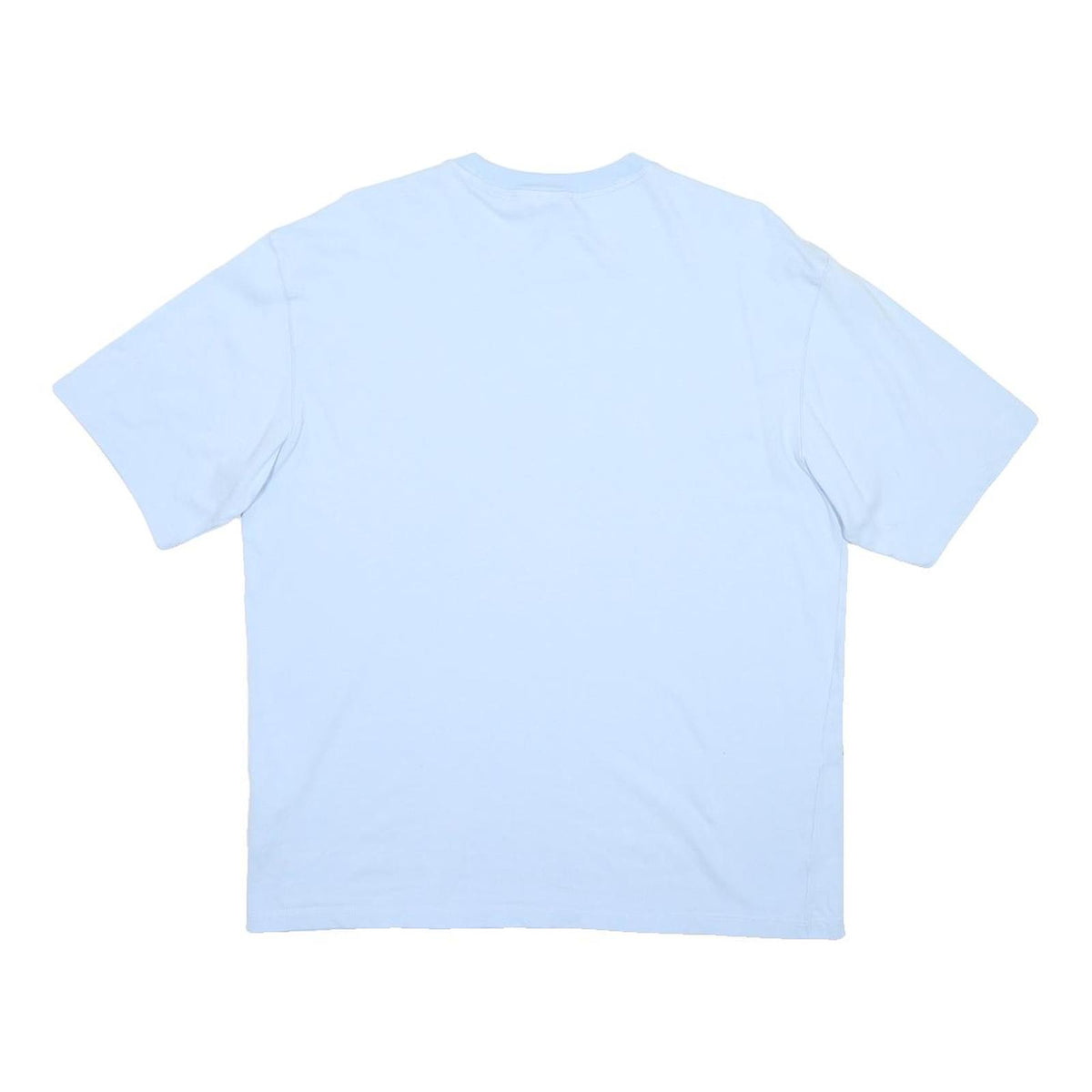 ADIDAS Womens Blue Crew Neck Short Sleeve T-Shirt S Cotton Blend Logo Print