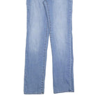 LEVI'S Womens Slim Light Blue Denim Jeans W27 L32 Stylish Cotton Blend Zip