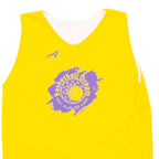 ATHLETES Basketball Mens Vest Yellow Sleeveless V-Neck S