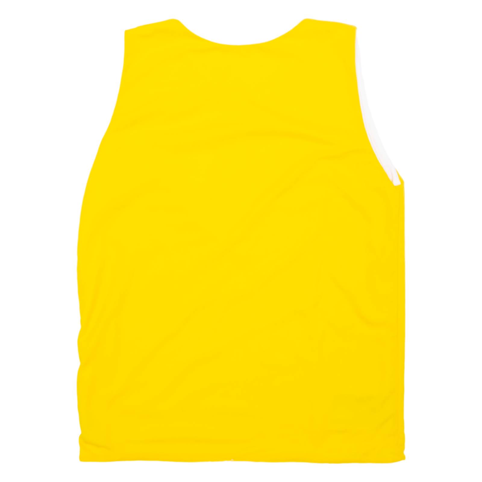 ATHLETES Basketball Mens Vest Yellow Sleeveless V-Neck S